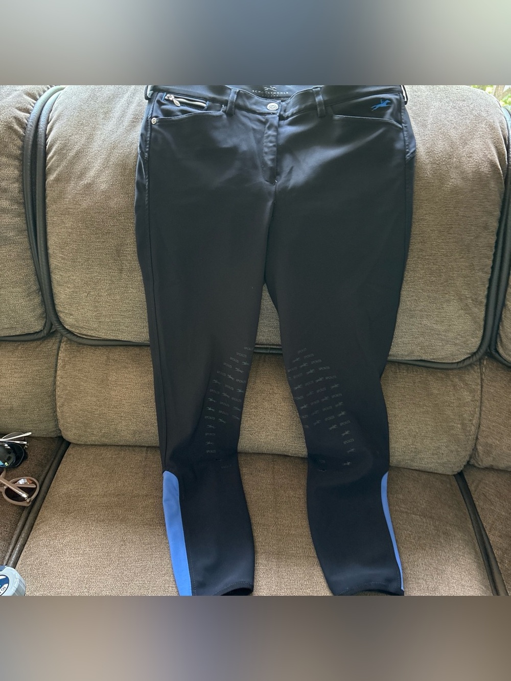 Schockemohle Eleonore Ladies’ Riding Breeches Pants Navy Size 44